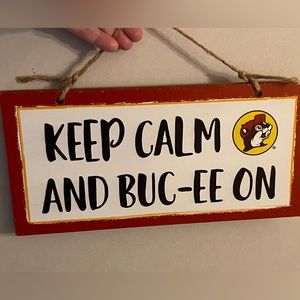 Buc-ees Wooden sign new!!!